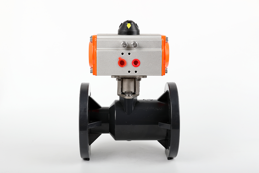 宝清气动法兰一体球阀